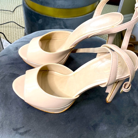 Mix no 6 - taupe peep toe - Picture 1 of 3